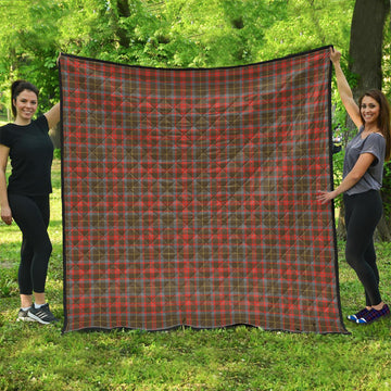 MacIntosh Hunting Weathered Tartan Quilt