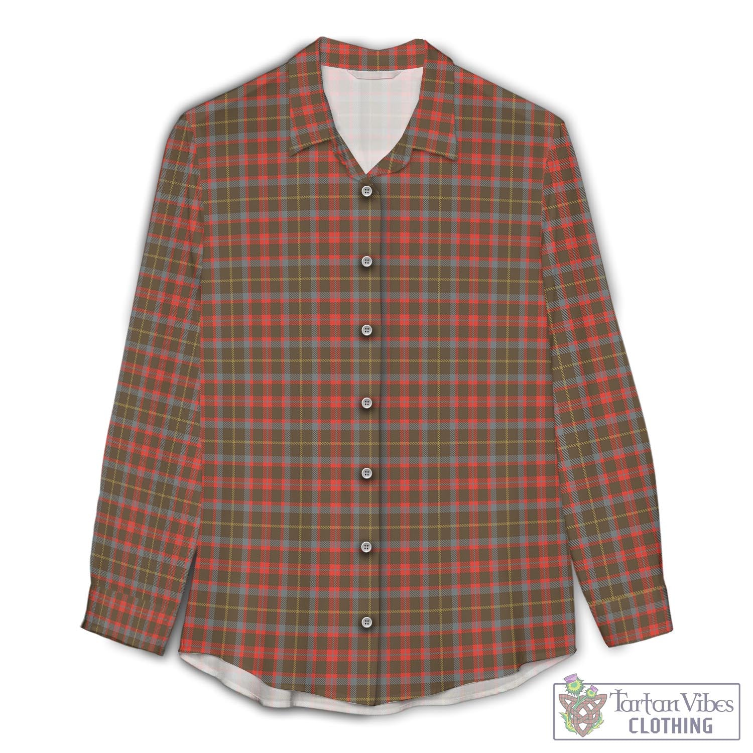 MacIntosh Hunting Weathered Tartan Womens Casual Shirt