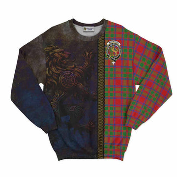 MacIntosh (McIntosh) Tartan Family Crest Sweatshirt Alba Gu Brath Be Brave Lion Ancient Style Unisex - Tartan Vibes Clothing