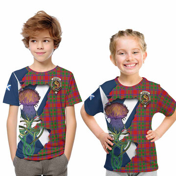 MacIntosh (McIntosh) Tartan Family Crest Kid T-Shirt Scottish Thistle Celtic Inspired Youth XL Size14 - Tartan Vibes Clothing