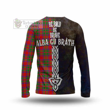 MacIntosh (McIntosh) Tartan Family Crest Long Sleeve T-Shirt Alba Gu Brath Be Brave Lion Ancient Style - Tartan Vibes Clothing