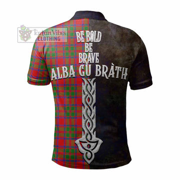 MacIntosh (McIntosh) Tartan Family Crest Polo Shirt Alba Gu Brath Be Brave Lion Ancient Style - Tartan Vibes Clothing