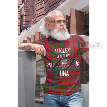 MacIntosh (McIntosh) Tartan Cotton T-shirt with Family Crest DNA In Me Style Men's Shirt - Tartan Vibes Clothing