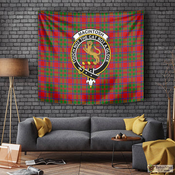 MacIntosh (McIntosh) Tartan Tapestry Wall Hanging and Home Decor for Room with Family Crest Tapestry - Tartan Vibes Clothing