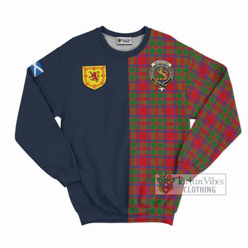 MacIntosh (McIntosh) Tartan Sweatshirt Alba with Scottish Lion Royal Arm Half Style Unisex - Tartan Vibes Clothing