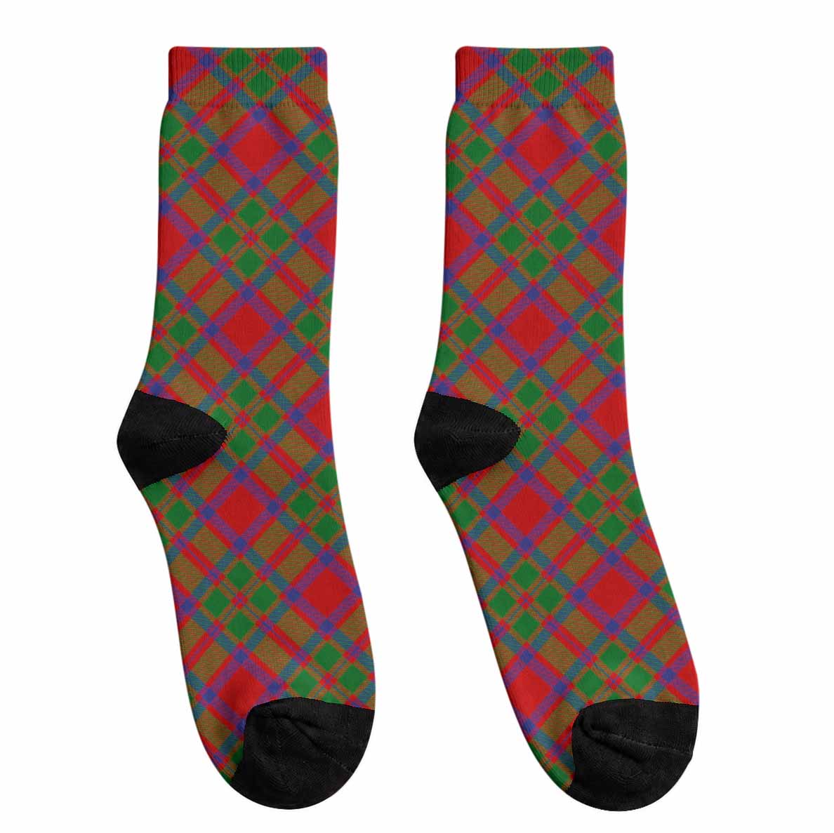 MacIntosh (McIntosh) Tartan Crew Socks Cross Style Crew Socks - Tartan Vibes Clothing