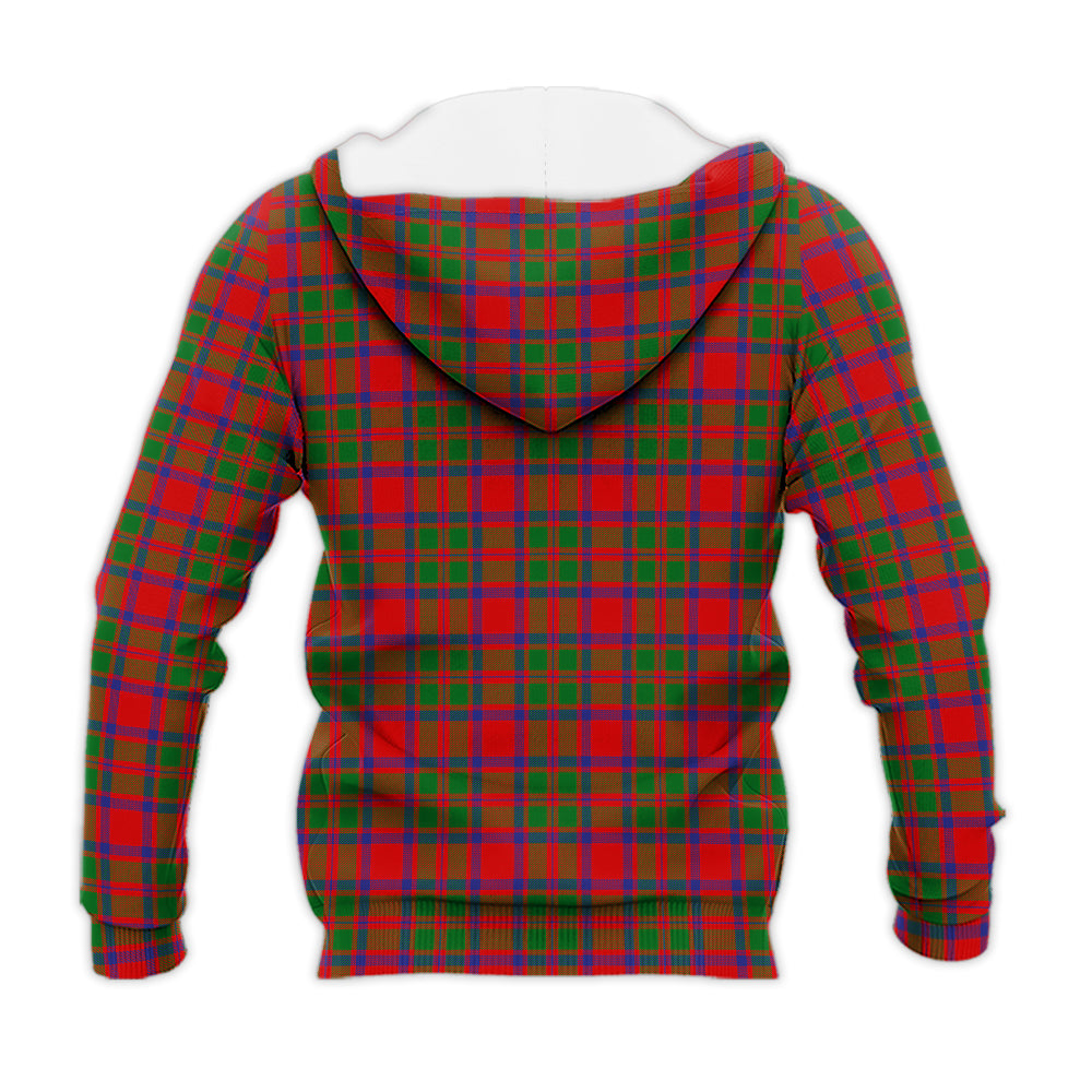 MacIntosh (McIntosh) Tartan Knitted Hoodie with Family Crest - Tartan Vibes Clothing