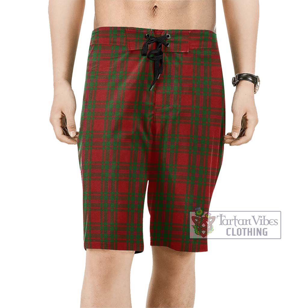 MacIntosh Red Tartan Men's Board Shorts Men - Tartan Vibes Clothing