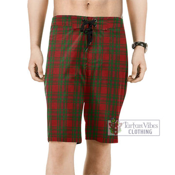 MacIntosh Red Tartan Men's Board Shorts