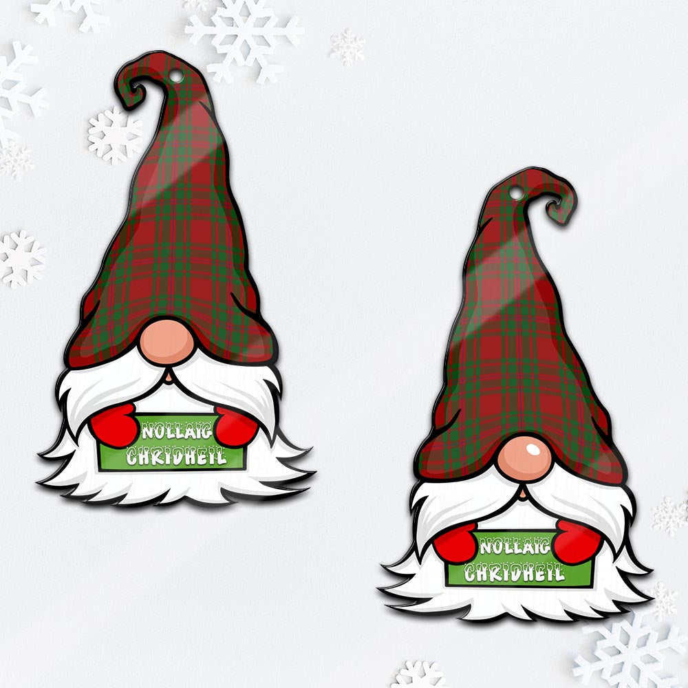 MacIntosh Red Gnome Christmas Ornament with His Tartan Christmas Hat - Tartan Vibes Clothing