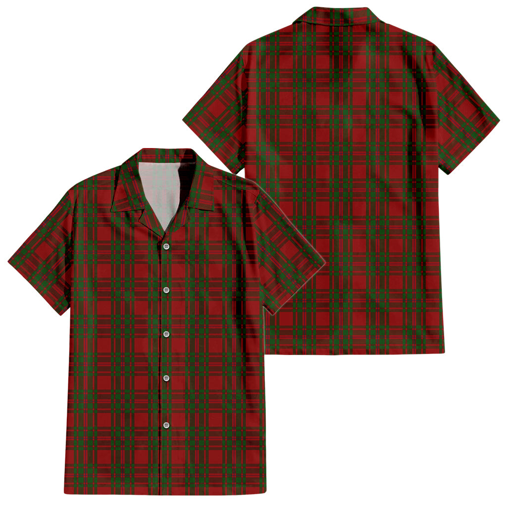 macintosh-red-tartan-short-sleeve-button-down-shirt