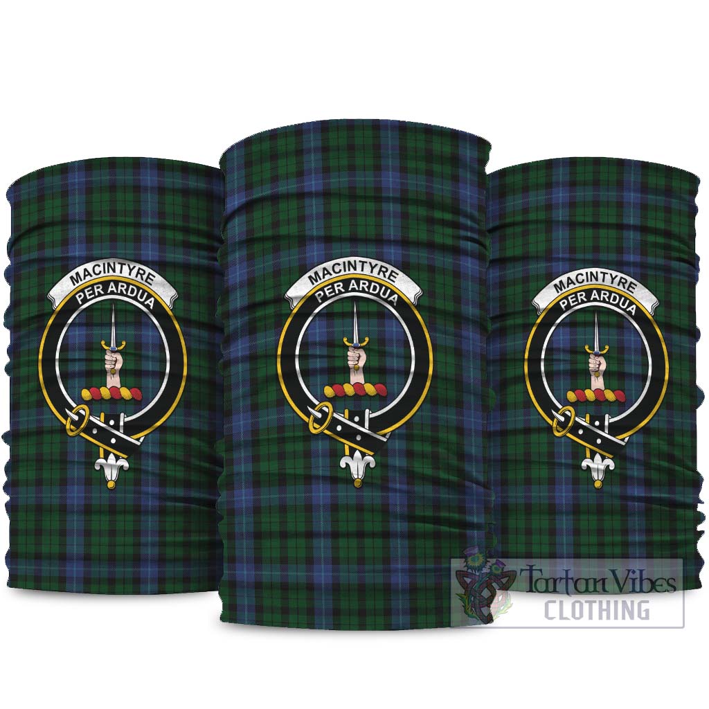 MacIntyre Tartan Neck Gaiters, Tartan Bandanas, Tartan Head Band with Family Crest