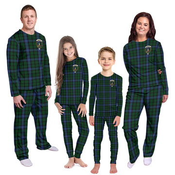 MacIntyre (McIntyre) Tartan Pajamas Family Set with Family Crest