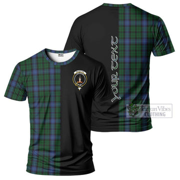 MacIntyre (McIntyre) Tartan T-Shirt with Family Crest and Half Of Me Style