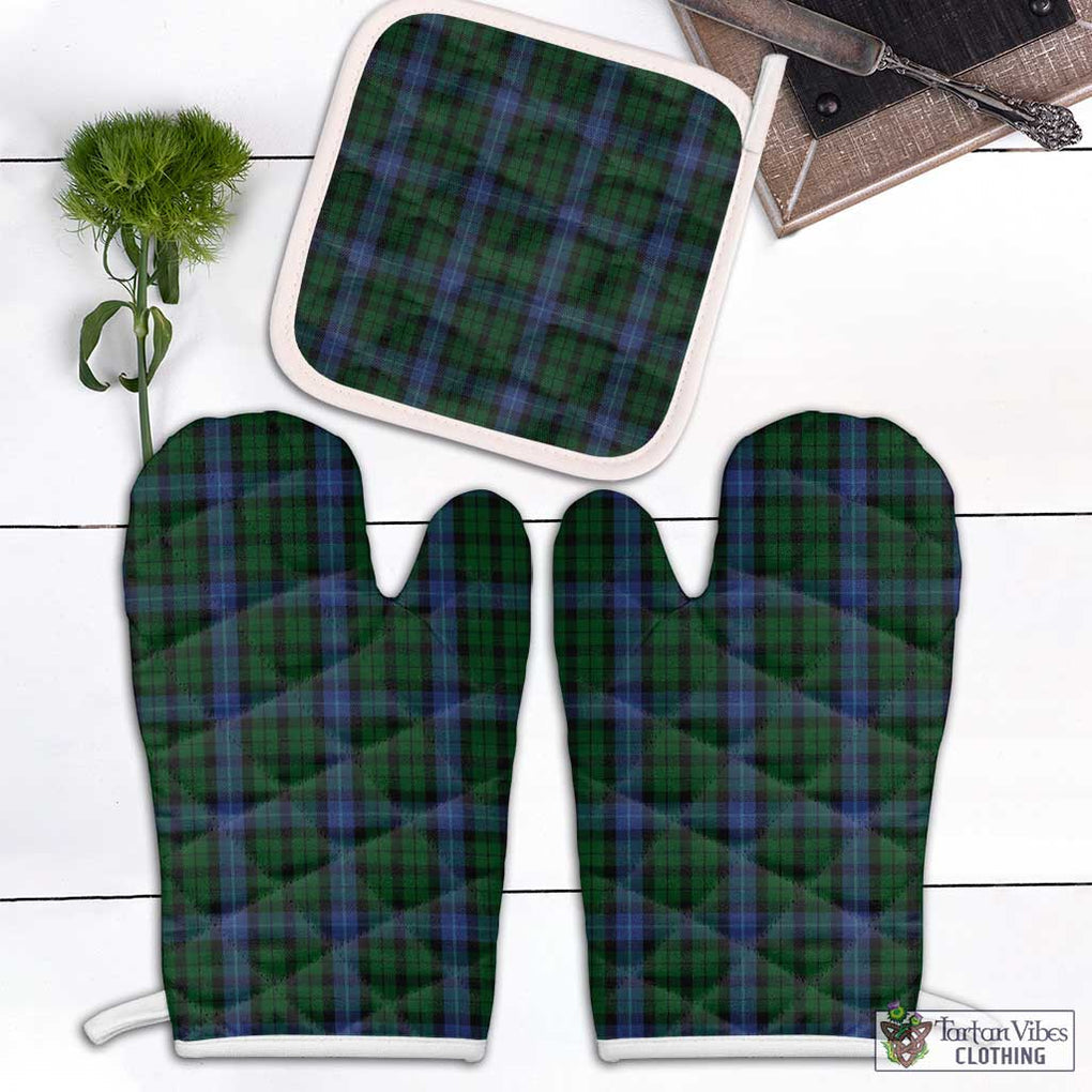 MacIntyre (McIntyre) Tartan Combo Oven Mitt & Pot-Holder White - Tartan Vibes Clothing