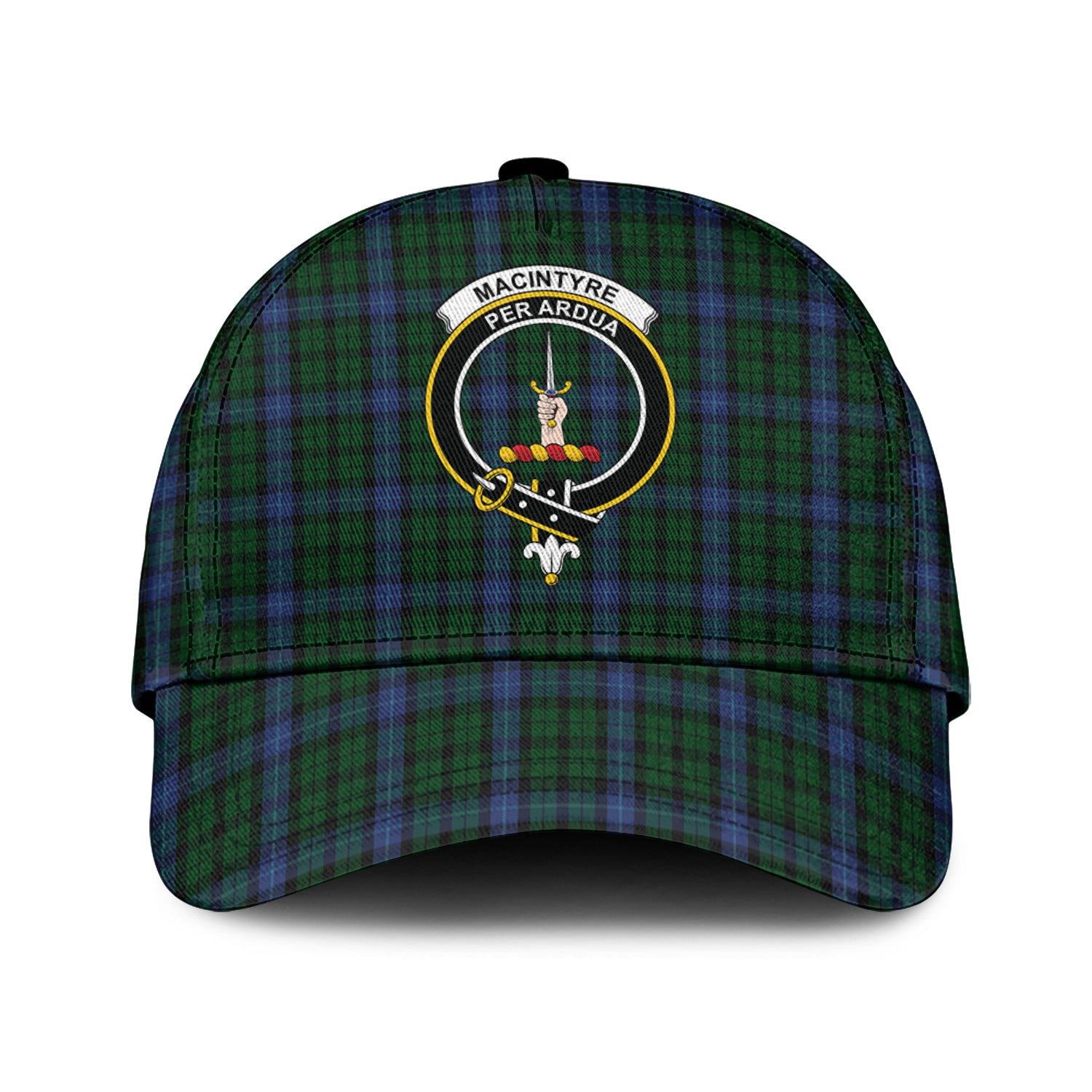 MacIntyre (McIntyre) Tartan Classic Cap with Family Crest Classic Cap Universal Fit - Tartan Vibes Clothing