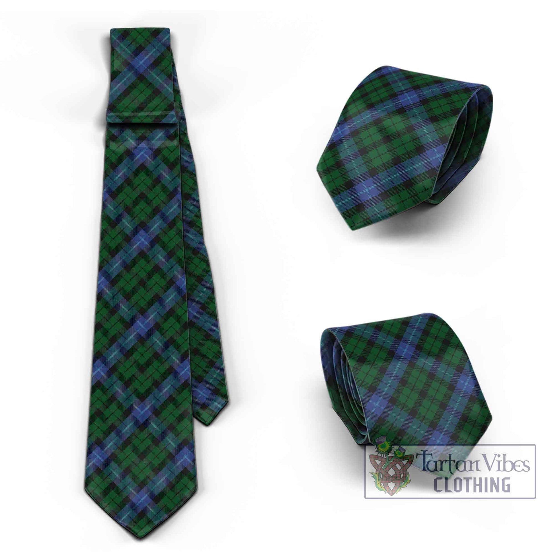 Tartan Vibes Clothing MacIntyre Tartan Classic Necktie Cross Style