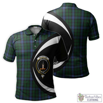 MacIntyre (McIntyre) Tartan Men's Polo Shirt with Family Crest Circle Style