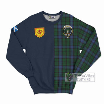 MacIntyre (McIntyre) Tartan Sweatshirt Alba with Scottish Lion Royal Arm Half Style