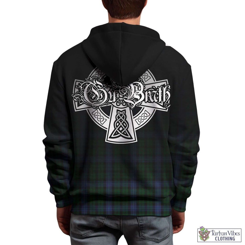 Tartan Vibes Clothing MacIntyre Tartan Hoodie Featuring Alba Gu Brath Family Crest Celtic Inspired