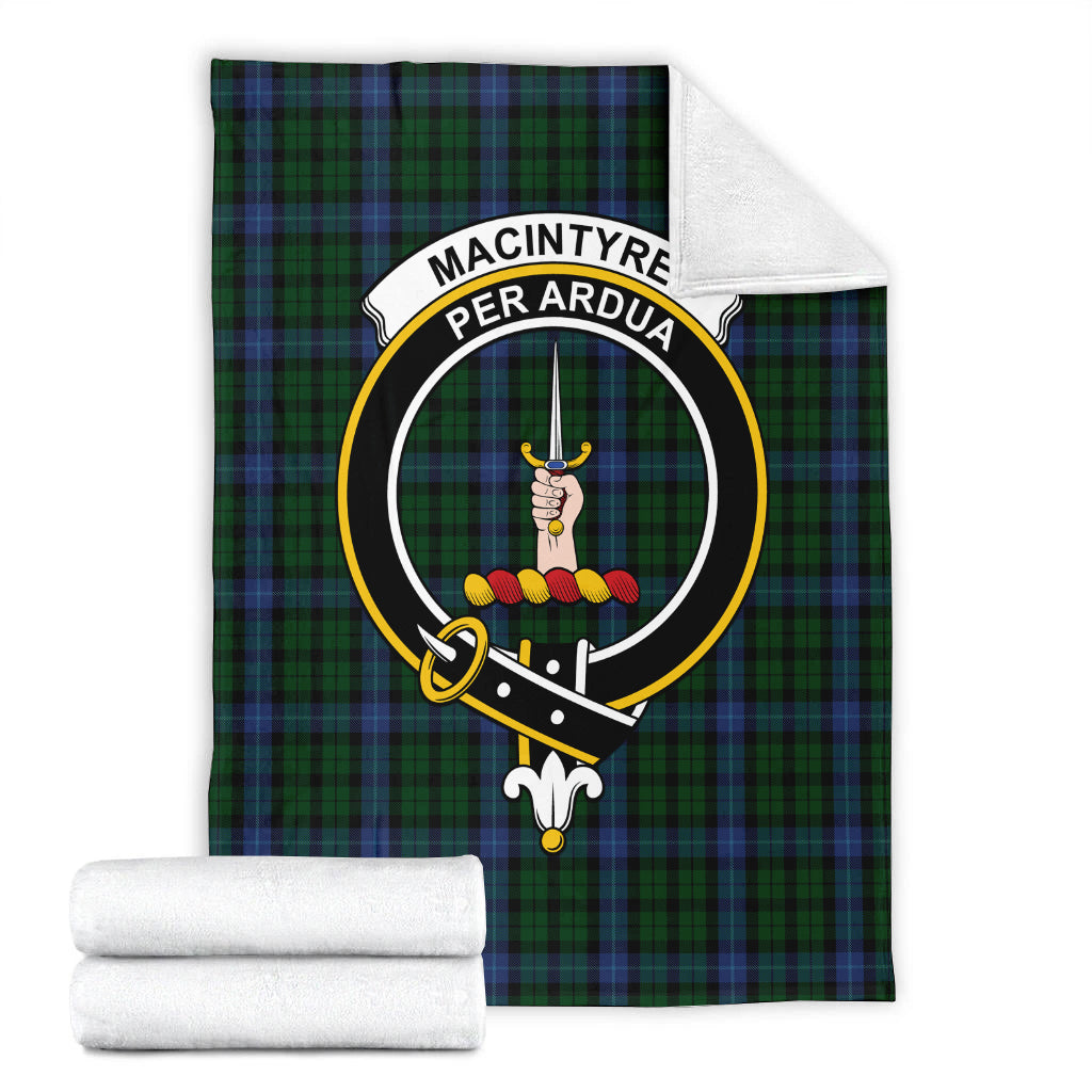 macintyre-tartab-blanket-with-family-crest