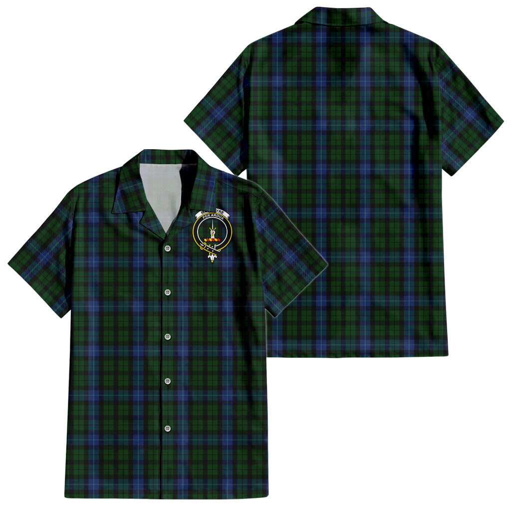 macintyre-tartan-short-sleeve-button-down-shirt-with-family-crest