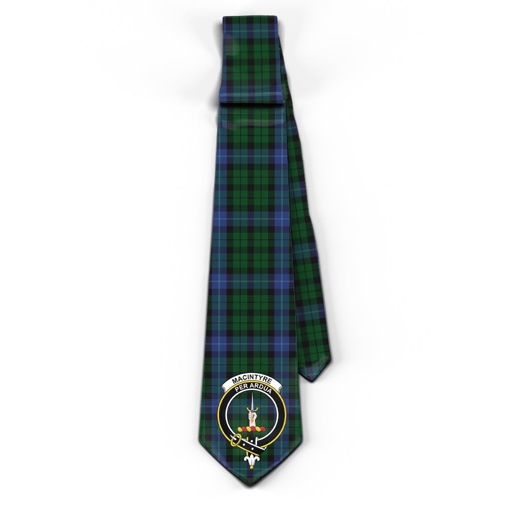 MacIntyre (McIntyre) Tartan Classic Necktie with Family Crest - Tartan Vibes Clothing