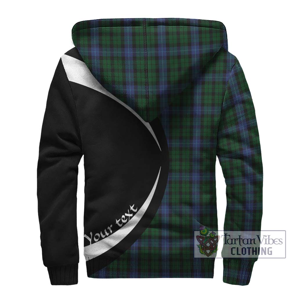 MacIntyre (McIntyre) Tartan Sherpa Hoodie with Family Crest Circle Style - Tartan Vibes Clothing