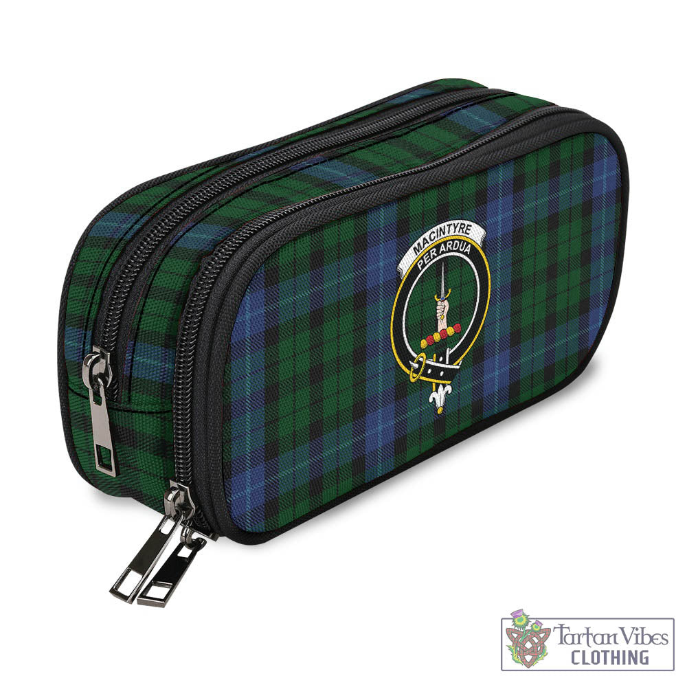 Tartan Vibes Clothing MacIntyre Tartan Pen and Pencil Case with Family Crest