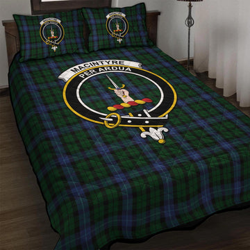 MacIntyre (McIntyre) Tartan Quilt Bed Set with Family Crest