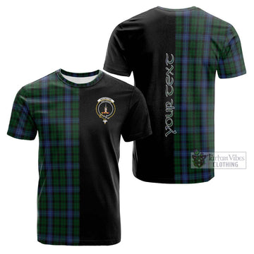 MacIntyre (McIntyre) Tartan Cotton T-shirt with Family Crest and Half Of Me Style