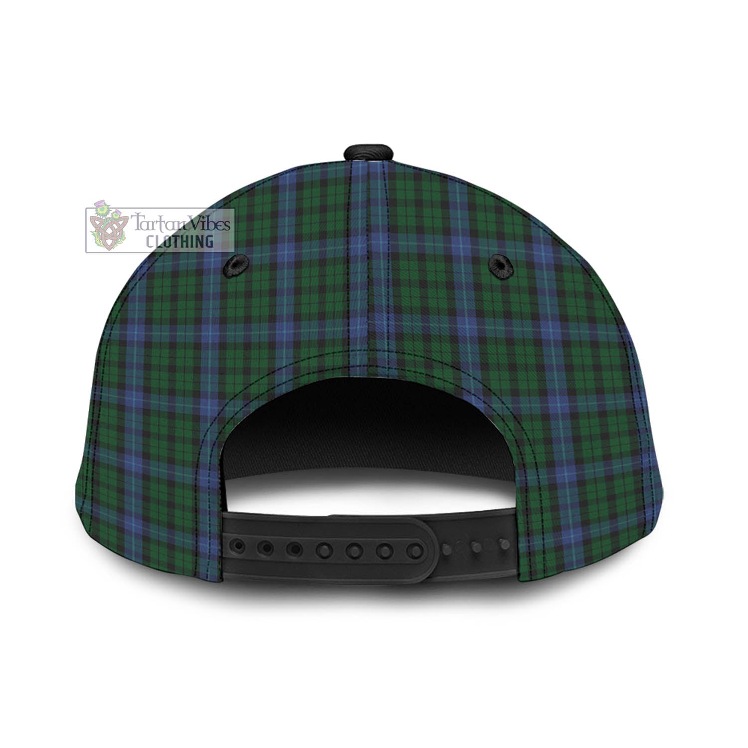 Tartan Vibes Clothing MacIntyre Tartan Classic Cap with Family Crest In Me Style