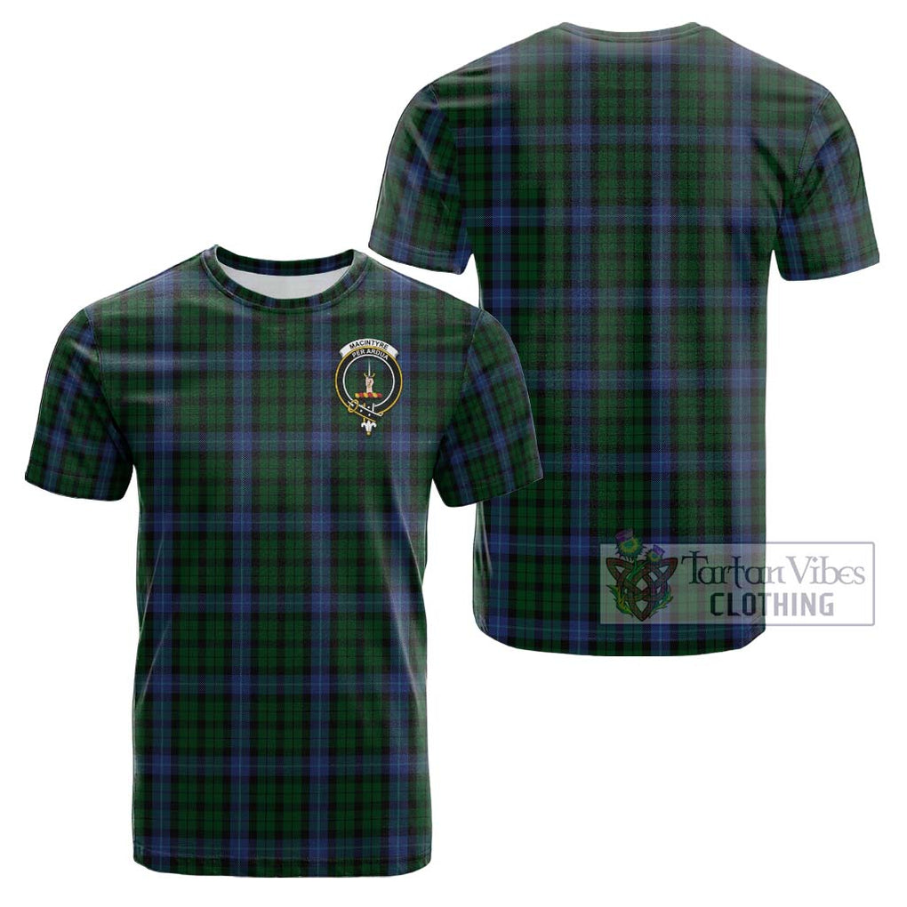 MacIntyre (McIntyre) Tartan Cotton T-Shirt with Family Crest Kid's Shirt - Tartanvibesclothing Shop