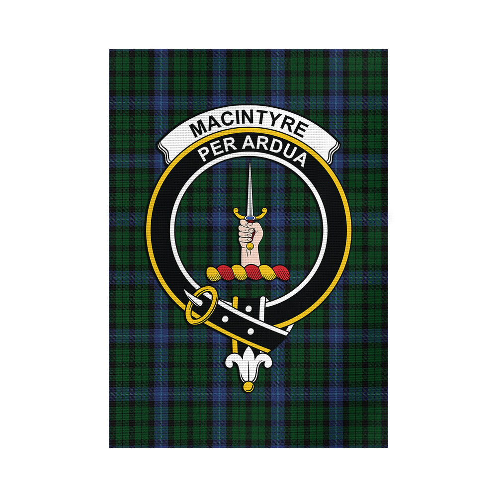 MacIntyre (McIntyre) Tartan Flag with Family Crest - Tartan Vibes Clothing