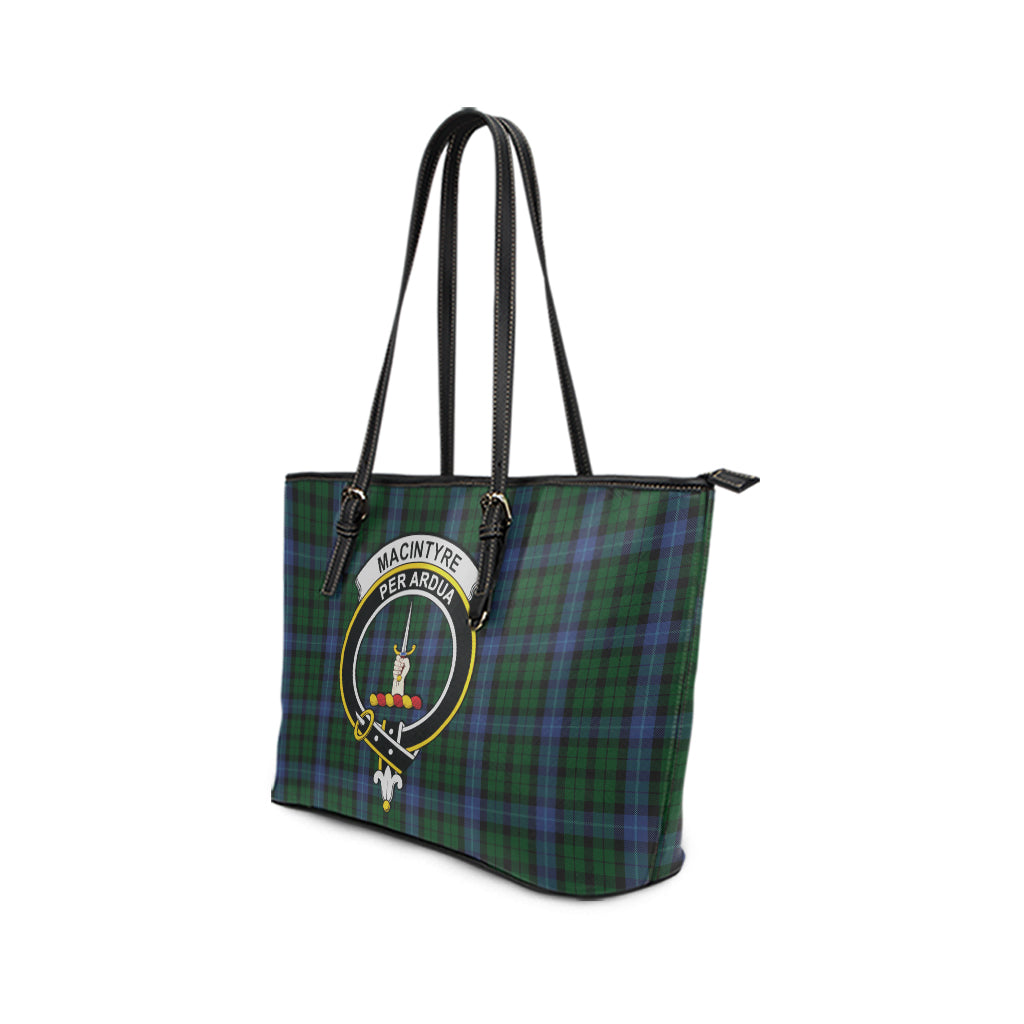 macintyre-tartan-leather-tote-bag-with-family-crest