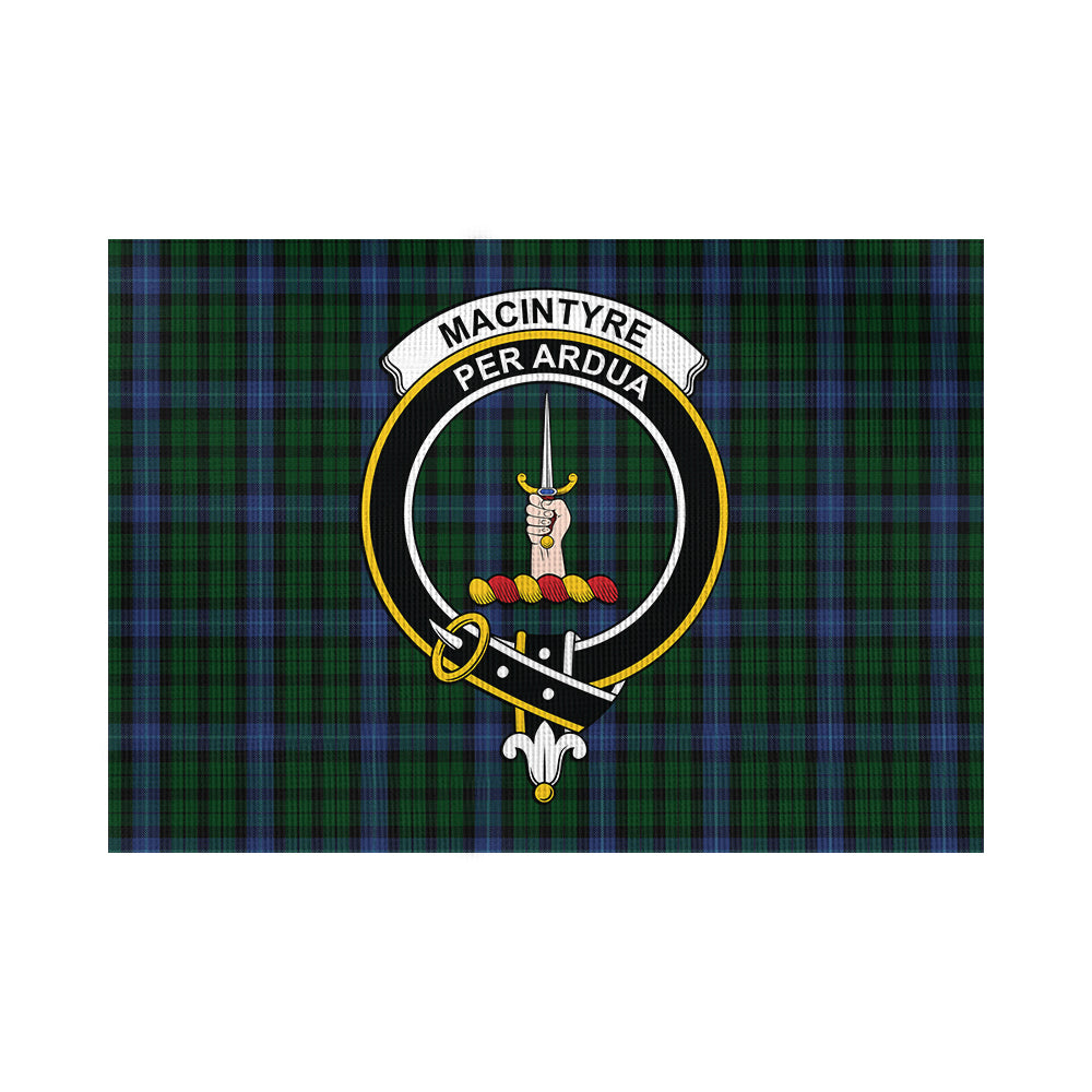 MacIntyre (McIntyre) Tartan Flag with Family Crest - Tartan Vibes Clothing