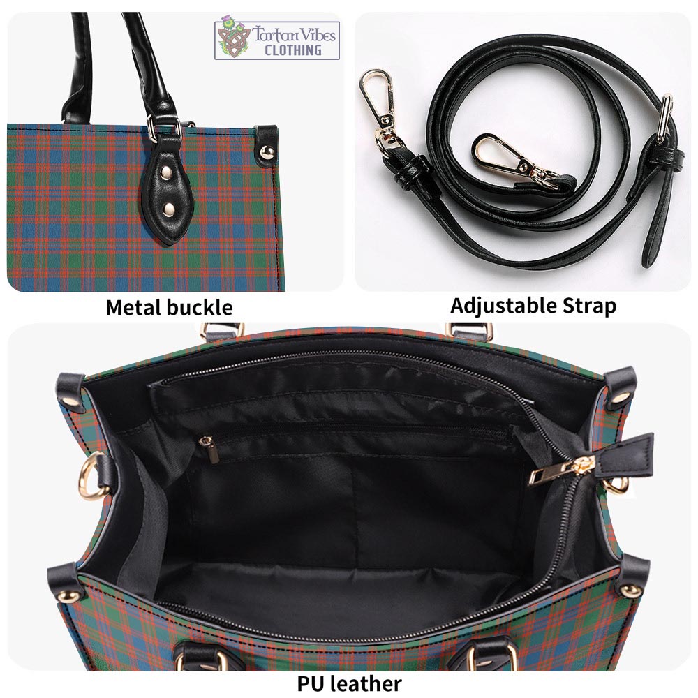 Tartan Vibes Clothing MacIntyre Ancient Tartan Luxury Leather Handbags