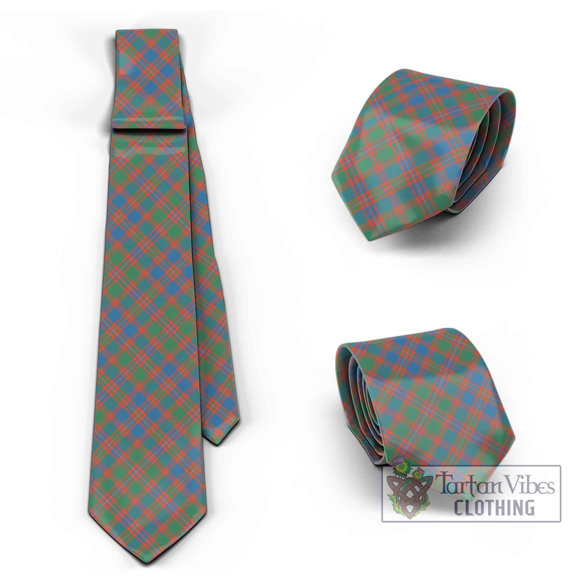 Tartan Vibes Clothing MacIntyre Ancient Tartan Classic Necktie Cross Style