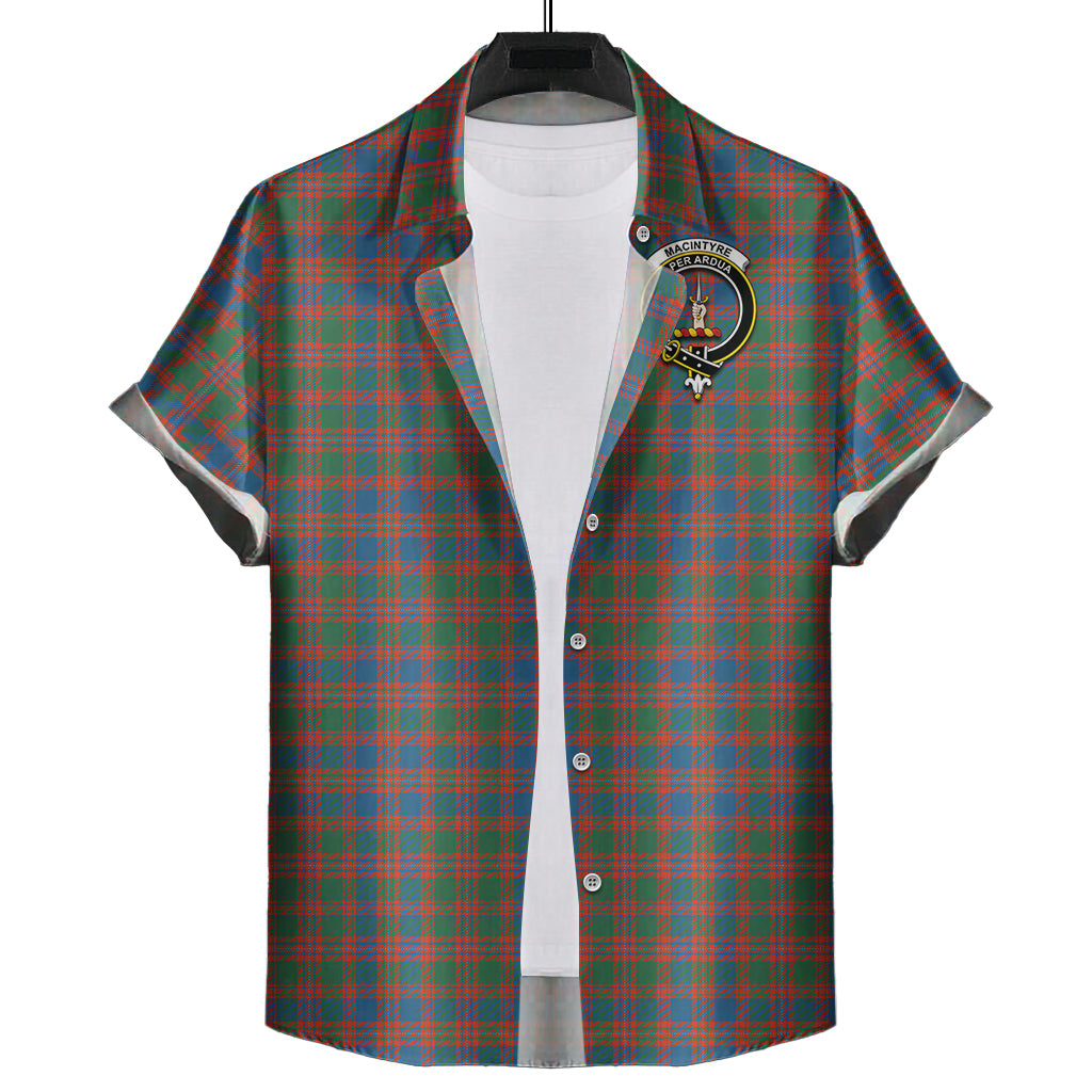 macintyre-ancient-tartan-short-sleeve-button-down-shirt-with-family-crest