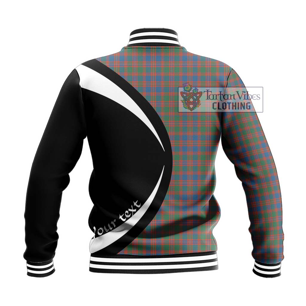 MacIntyre Ancient Tartan Baseball Jacket with Family Crest Circle Style - Tartan Vibes Clothing