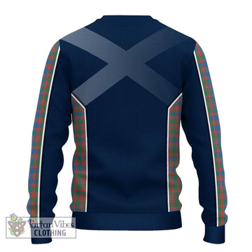 MacIntyre Ancient Tartan Ugly Sweater with Family Crest and Lion Rampant Vibes Sport Style