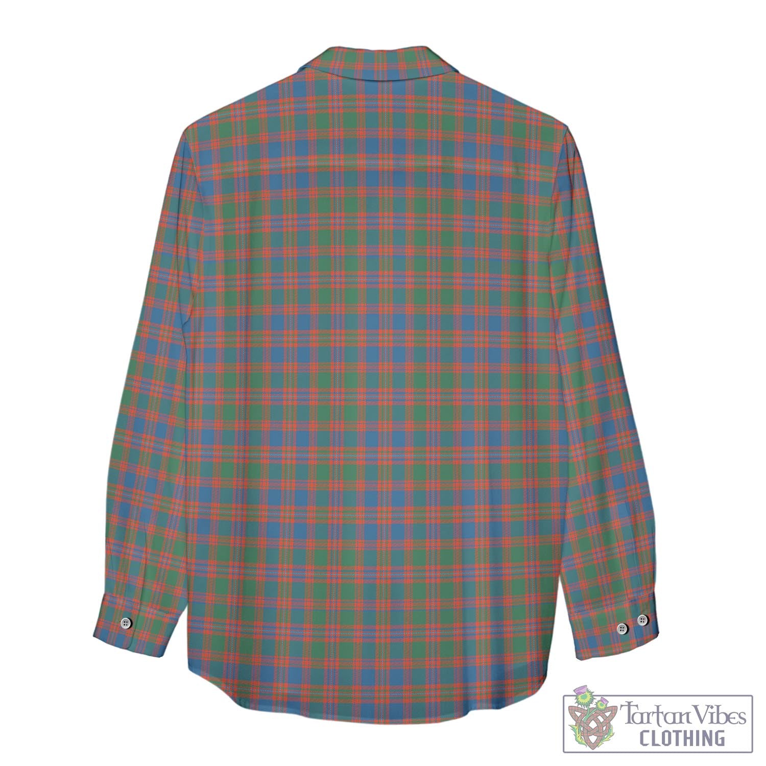 Tartan Vibes Clothing MacIntyre Ancient Tartan Womens Casual Shirt with Family Crest