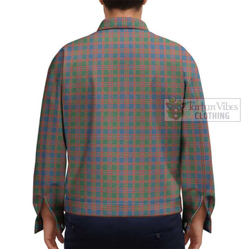 MacIntyre Ancient Tartan Unisex Lapel Cotton Jacket