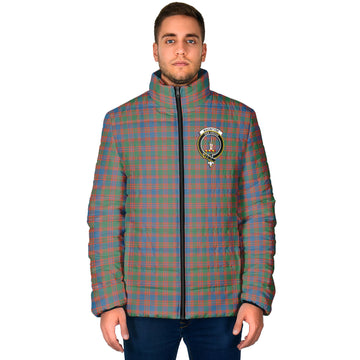 MacIntyre Ancient Tartan Padded Jacket with Family Crest