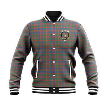 MacIntyre Ancient Tartan Baseball Jacket with Family Crest