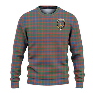 MacIntyre Ancient Tartan Ugly Sweater with Family Crest