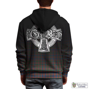 MacIntyre Ancient Tartan Hoodie Featuring Alba Gu Brath Family Crest Celtic Inspired