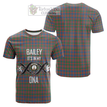 MacIntyre Ancient Tartan Cotton T-shirt with Family Crest DNA In Me Style