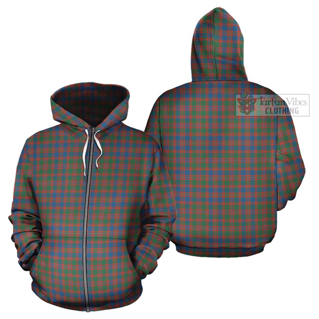 MacIntyre Ancient Tartan Cotton Hoodie Zip Hoodie - Tartan Vibes Clothing