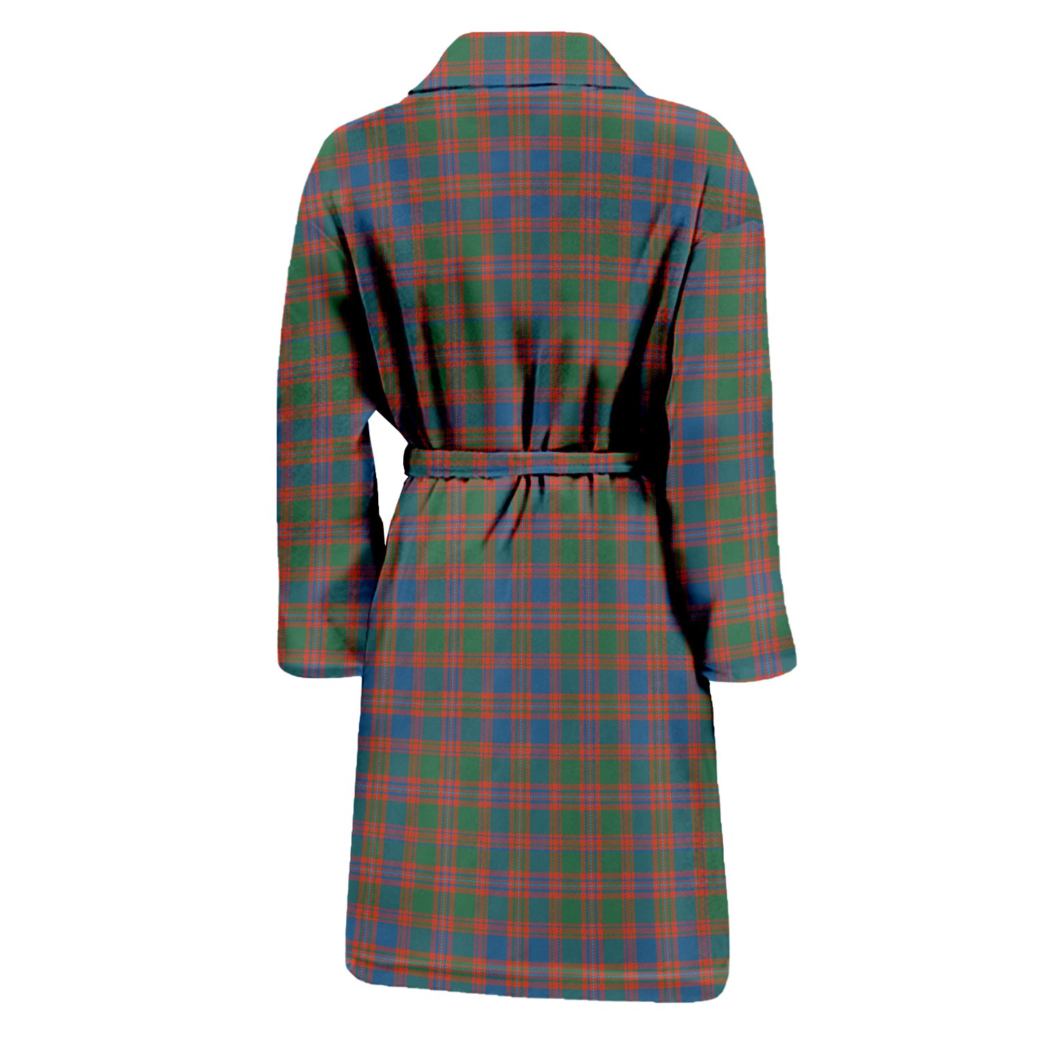 MacIntyre Ancient Tartan Bathrobe with Family Crest - Tartan Vibes Clothing